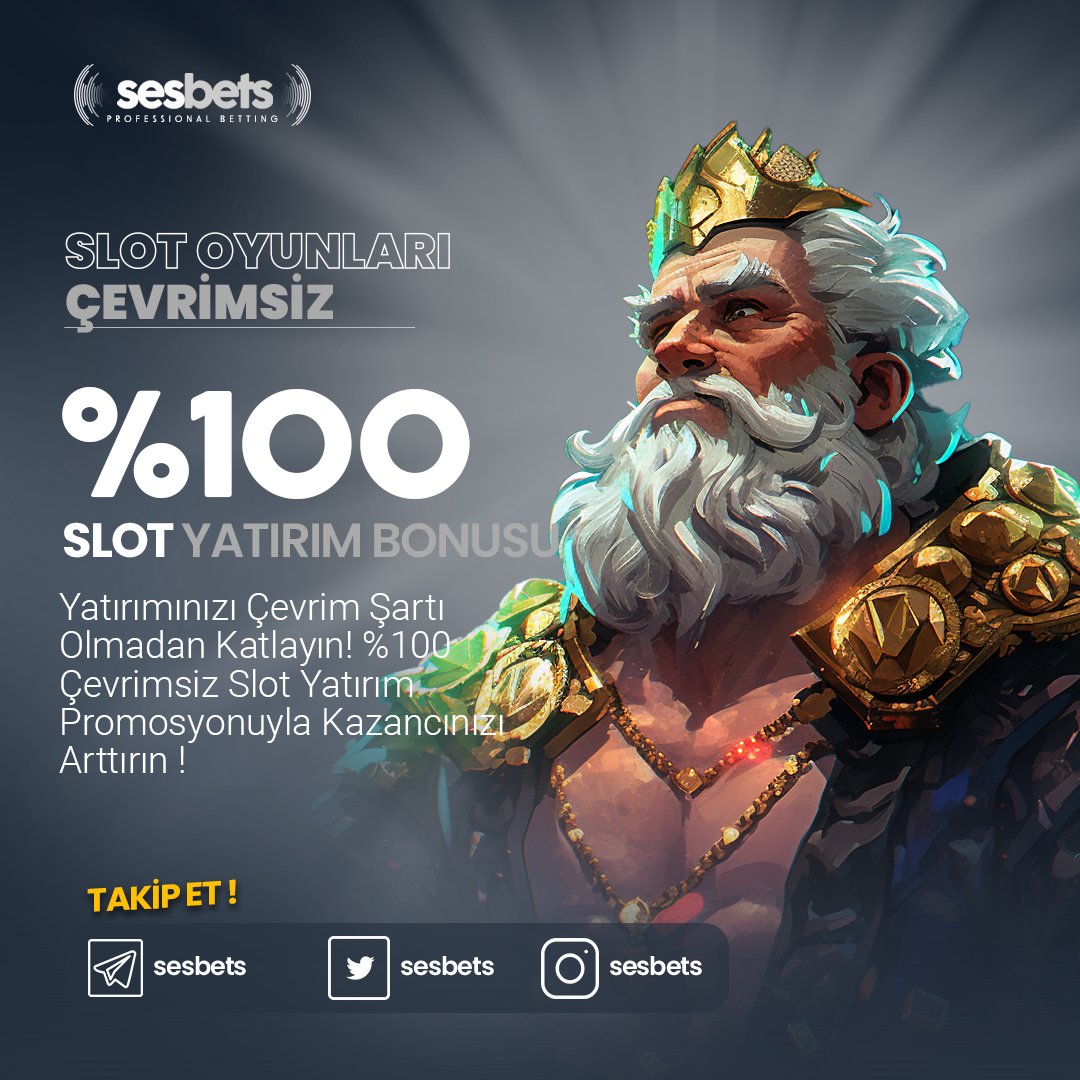 Sesbets's tweet photo. 💥 SES GETİRECEK BONUS SENİ BEKLİYOR!

🎉 Slot Severlere Özel ÇEVRİMSİZ %100 Slot Yatırım Bonusu!

👑 Krallar Gibi Bahis Oynamak İçin Hemen Üyelik Oluştur, Bonusları Kaçırma!

❤️ Kimliksiz, Evraksız Güvenli Bahis, Hızlı Finansal İşlemler. 🙌

📲 https://t.co/V8XHS94DQu https://t.co/nRw8cItGyy
