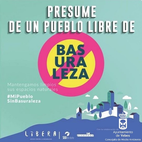 El sábado 3 de junio llega la 5ª edición de '1 m2 contra la basuraleza', iniciativa que quiere concienciar y movilizar a la ciudadanía para mantener libres de residuos los espacios naturales. A las 11 h en la rotonda del final de la calle Hayedo para limpiar la Cañada de Alcohete