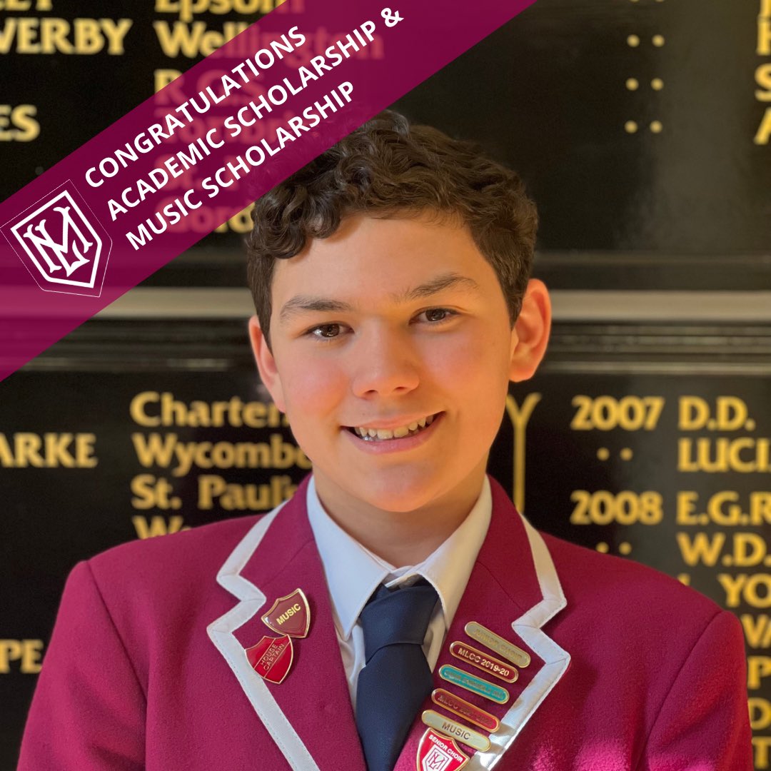 ⭐️SCHOLARSHIP NEWS⭐️ We are delighted to announce… Many congratulations to Robert who has gained not only a place at Downsend but also two Scholarships (Academic and Music). Well done, indeed! #onlyatmilbourne #surreyprep