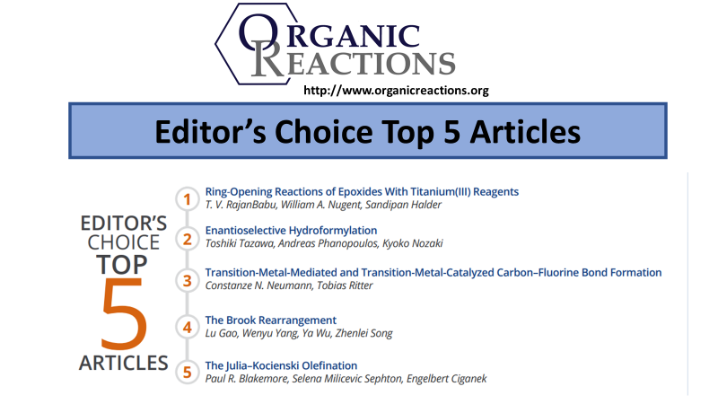 Organic Reactions tweet media