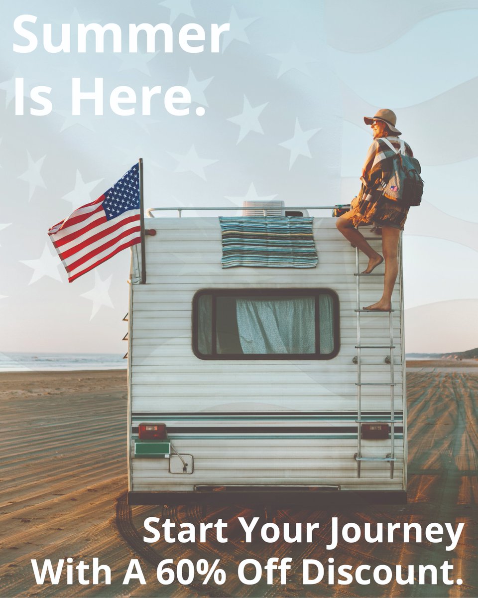AdventureGenie's tweet photo. AdventureGenie honors and remembers all those who have served our great country. So this #MemorialDay, we're offering 60% off an annual subscription. Use code "MEMORIALDAY60" to cash in and kick off a great #American summer! 🇺🇸☀️ https://t.co/BmOOp7czLb