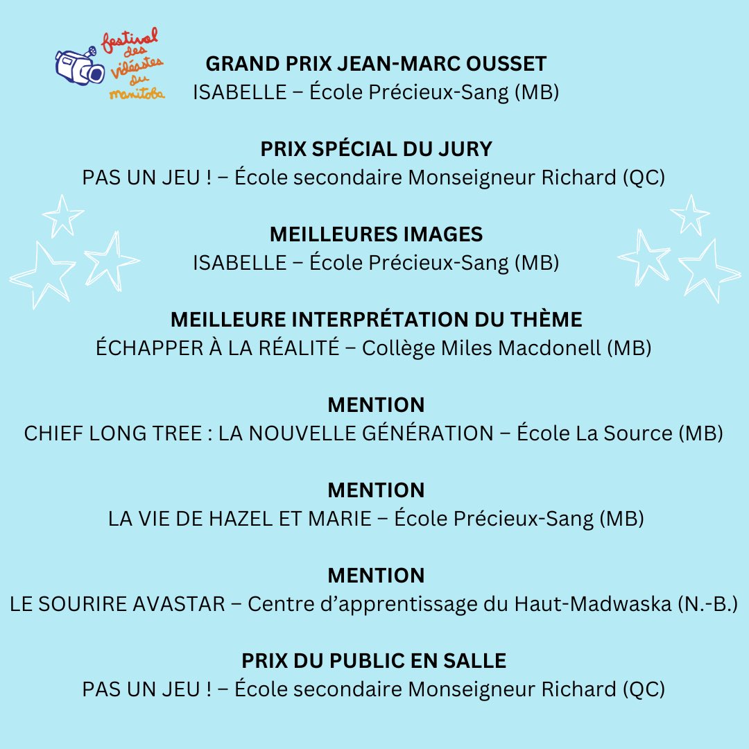 Le Festival des Vidéastes du Manitoba tweet media