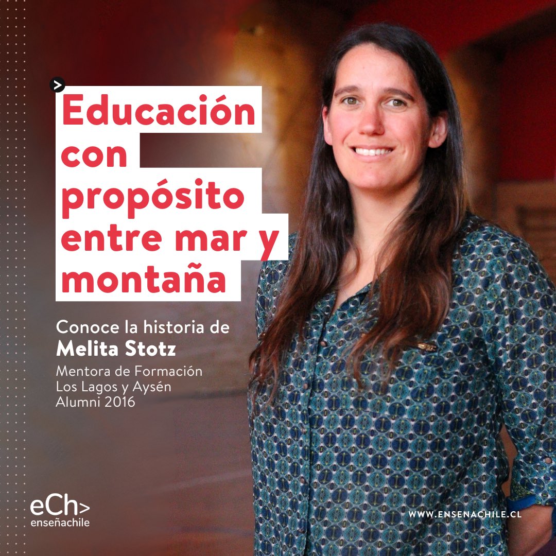 ensenachile's tweet photo. Como Mentora de Formación de Enseña Chile, Melita Stotz ha tenido la oportunidad de acompañar a 40 profesionales y pedagogos en la #Patagonia. Desde Los Lagos hasta Aysén: conoce la historia de su compromiso con la educación aquí: https://t.co/SF2d48GDuQ https://t.co/uiSjtfOfmJ