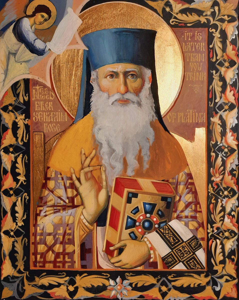 ByzArtAndMore's tweet photo. GM 😊 with a WiP of Fr. Seraphim Rose🧡🍊
#mural #iconostasis #artistontwitter #artcommunity #iconsforsale #art #nft #religiousart #handpainted #painting #byzantineart #orthodoxicon https://t.co/GCKGJTA0JG