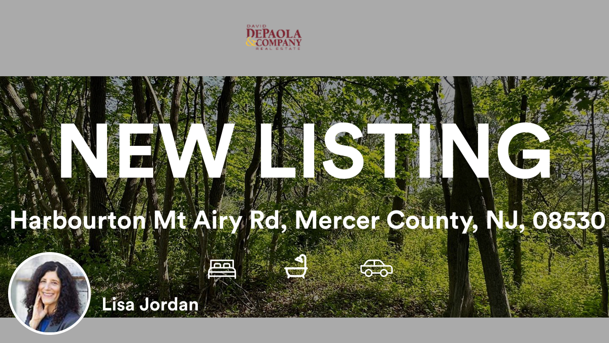 📍  Harbourton Mt Airy Rd, Mercer County, NJ, 08530

Our agent’s latest listing on RateMyAgent

rma.reviews/ag17ZssbF9hn

...
#ratemyagent #realestate #David_DePaola_and_Company