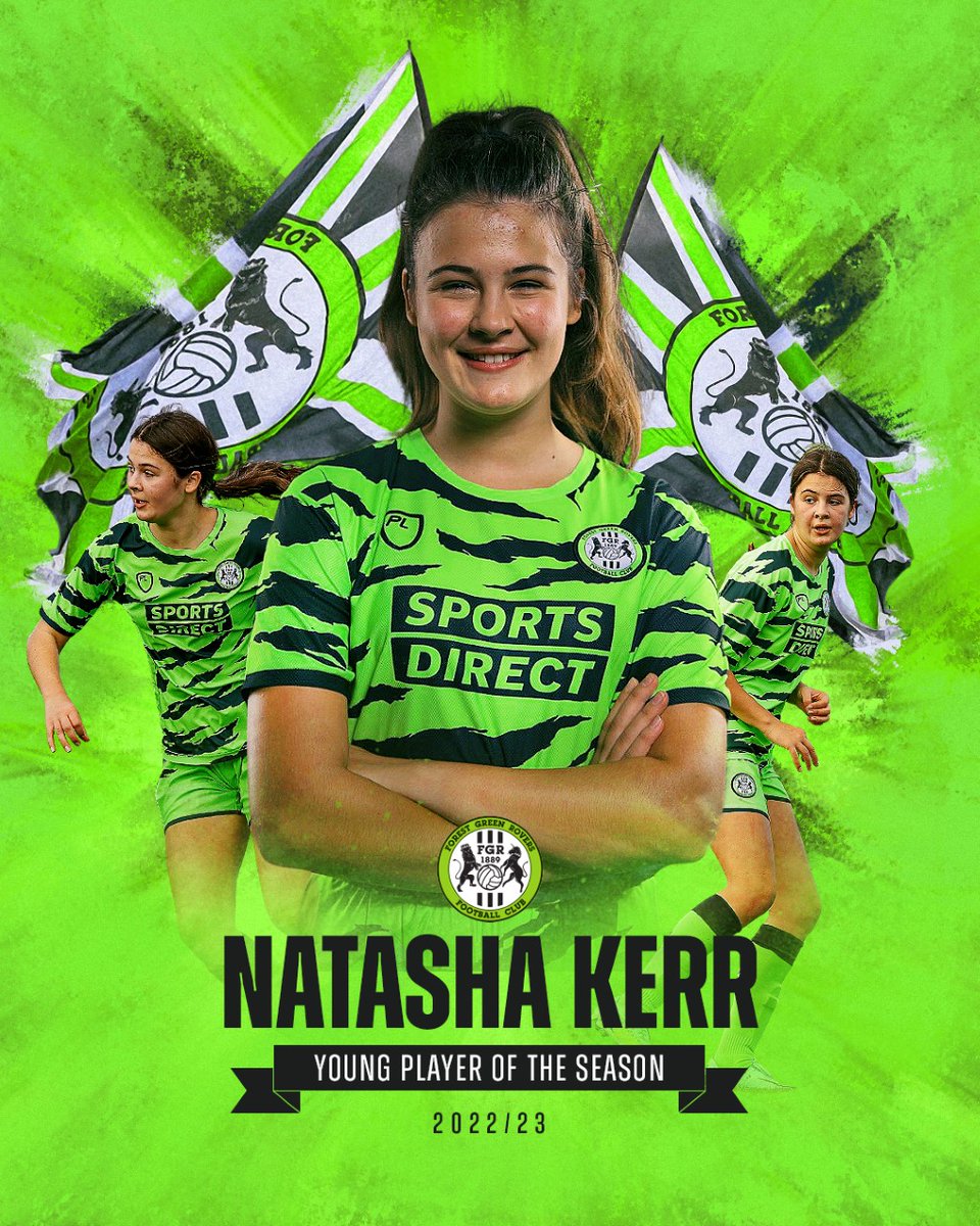 A top campaign from Tash🌟

Natasha Kerr is your Young Player of the Season🏆

#WeAreFGR💚