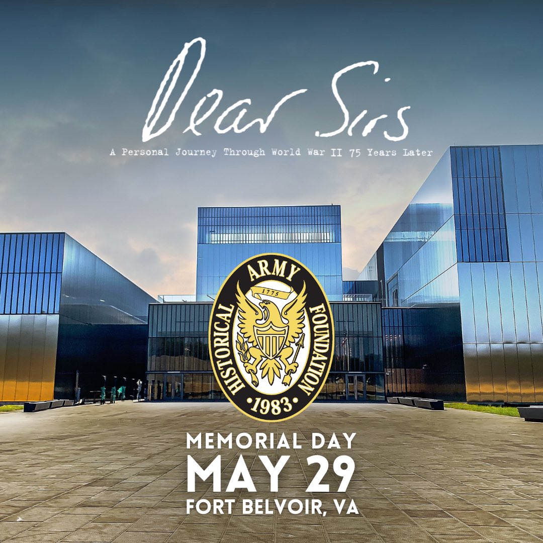 BtpFilm's tweet photo. In honor of Memorial Day we having a special screening at the National Museum of the US Army in partnership with the Army Historical Foundation at 10:30 a.m. in Veterans' Hall (3rd Floor of National Army Musuem). Get your free tickets from the link below! https://t.co/NNgEwMwJ7g https://t.co/NIsNQbJhjL
