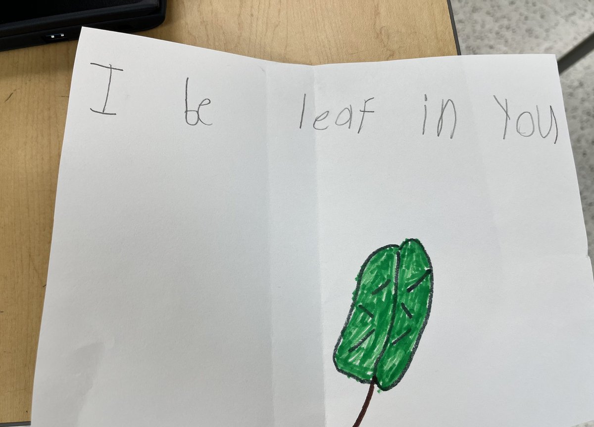 ashlee_ciccone's tweet photo. The sweetest notes from our littles to their big kid reading buddies were delivered this morning on our first day of testing….my personal 1st gr favorite 🥰 since no pun was intended and obviously phonics is our jam!!!
#StandTallDolphins #RelentlessPES #LETRS https://t.co/nGoHF0PljH