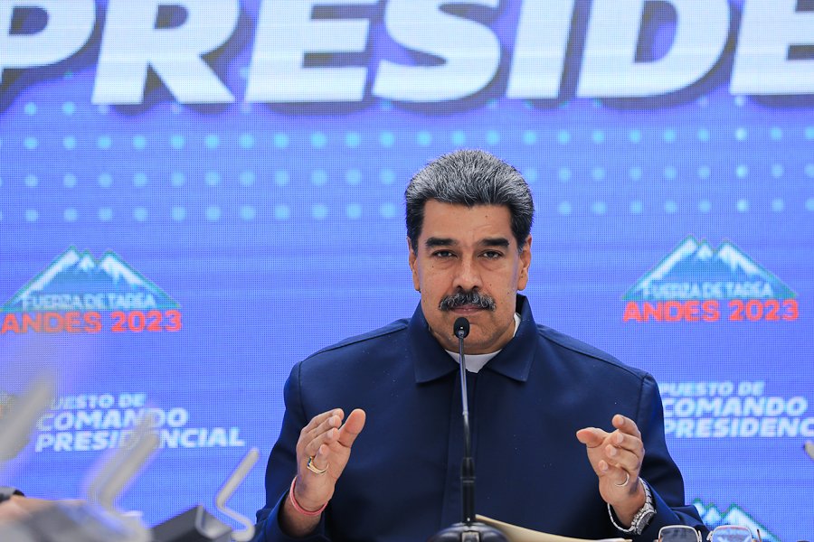 📢¡𝐀𝐬í 𝐥𝐨 𝐃𝐢𝐣𝐨!  🇻🇪
Pdte. <a href="/NicolasMaduro/">Nicolás Maduro</a>: La Fuerza de Tarea Andes 2023 es válida para todas las regiones del país en la medida que ocurran situaciones sobrevenidas en el periodo lluvioso.
#SiempreJuntoAlPueblo