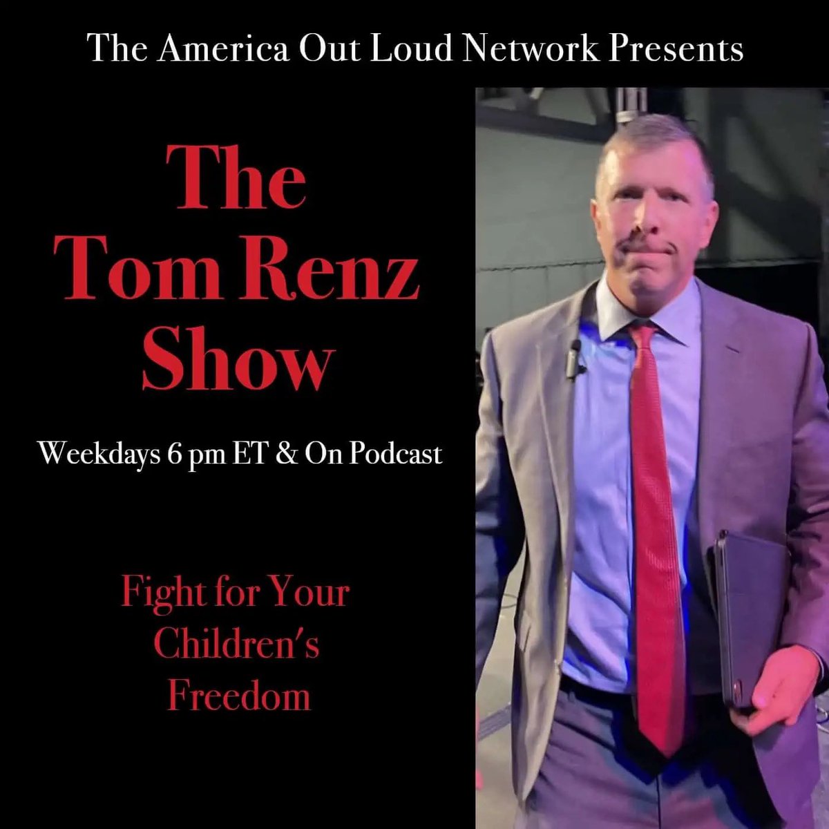 FRIDAY TALK🔺America Out Loud

6pm ET🔺The Tom Renz Show

The WHO Treaty & End of National Sovereignty
@RenzTom #ExitTheWHO 

#GetLoudAmerica 

LIVE rdo.to/TALKLOUD or I❤️RADIO bit.ly/2mBrCxE
@sovcoalition @endgendercide @naomirwolf @AmericanMD @GingerBreggin