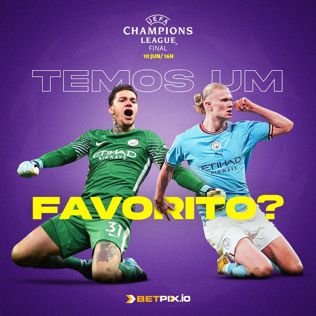 betpix_io's tweet photo. São 31 gols marcados, apenas 5 sofridos e uma campanha irretocável na Champions League do Manchester City.
Confere o mercado dos placares exatos na BetPix! Será que o City vence sem sofrer gols?!
A Bet da final da Champions é a BetPix!🤞
#BetPix #SóaOriginal https://t.co/OT0LfXSoFT