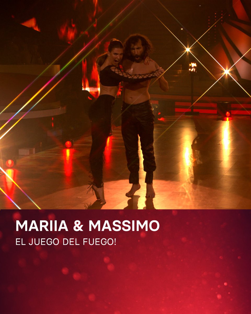 RTL_com's tweet photo. Was für ein Auftritt! 😱 Mariia und Massimo spielen mit dem Feuer – und das sogar mit einer besonders feurigen Showeinlage 🔥 #LetsDance #RTL #MariiaMaksina #MassimoSinato #ProfiChallenge #Tanzshow https://t.co/eZ5jeYR4pG