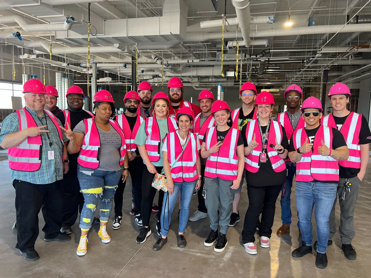 Touring our in-progress @TMobile #Rochester #CEC today with some of the newest members of #TeamROC! 🛠️🚧