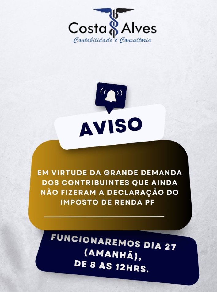 Venham fazer suas Declarações com pessoas especialistas