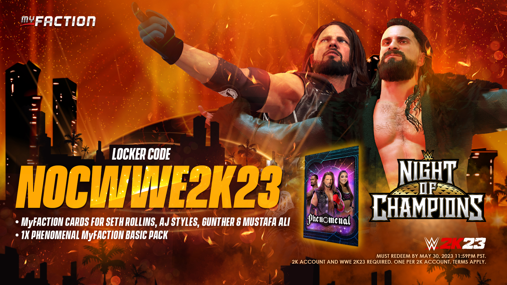 All Locker Codes for WWE 2K23 MyFACTION