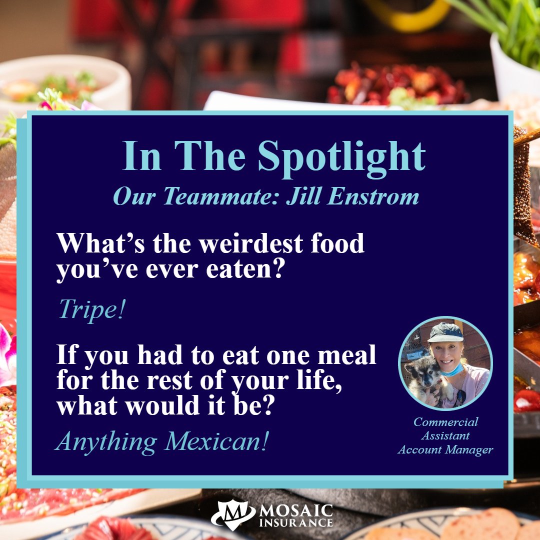 How would you answer these questions?

#MosaicIA #TeamMosaic #InTheSpotlight #spotlight #insurance #aboutme #family #didyouknow #standup #comedy #comedian #funfact #funfacts #moo #aliens #lol #funny #madlibs