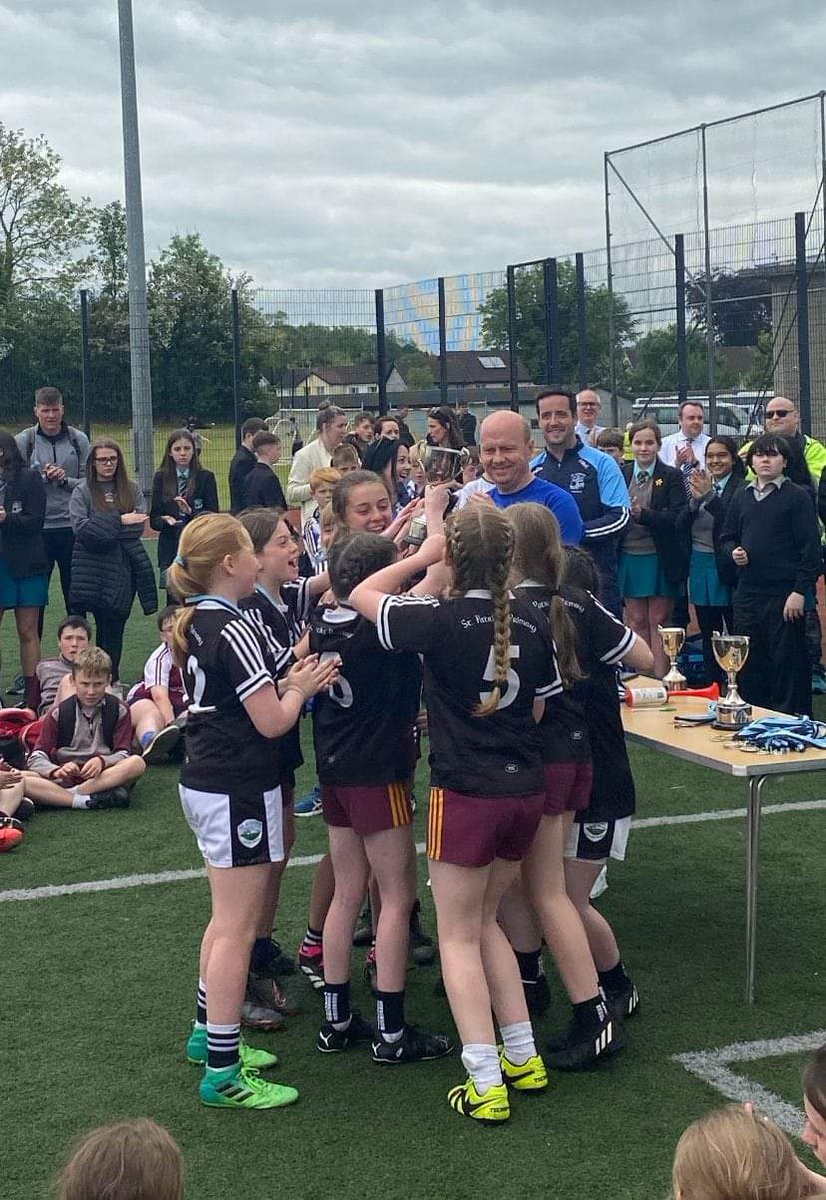The 🌞 was shining for our annual Partner Primary School Canavan Cup today.12 Schools, 270 pupils, 67 games which accumulated in 4 superb finals. Well done to our Shield winners <a href="/SAughnacloy/">St. Mary's PS Aughnacloy</a> <a href="/cabragh/">St. Mary's Cabragh</a> and our Cup winners <a href="/galballyps/">St. Joseph’s Primary School, Galbally</a> @Stpatrickseskra <a href="/teamtalkmagLIVE/">Teamtalkmag.com</a> <a href="/TyroneGAALive/">Tyrone GAA</a>
