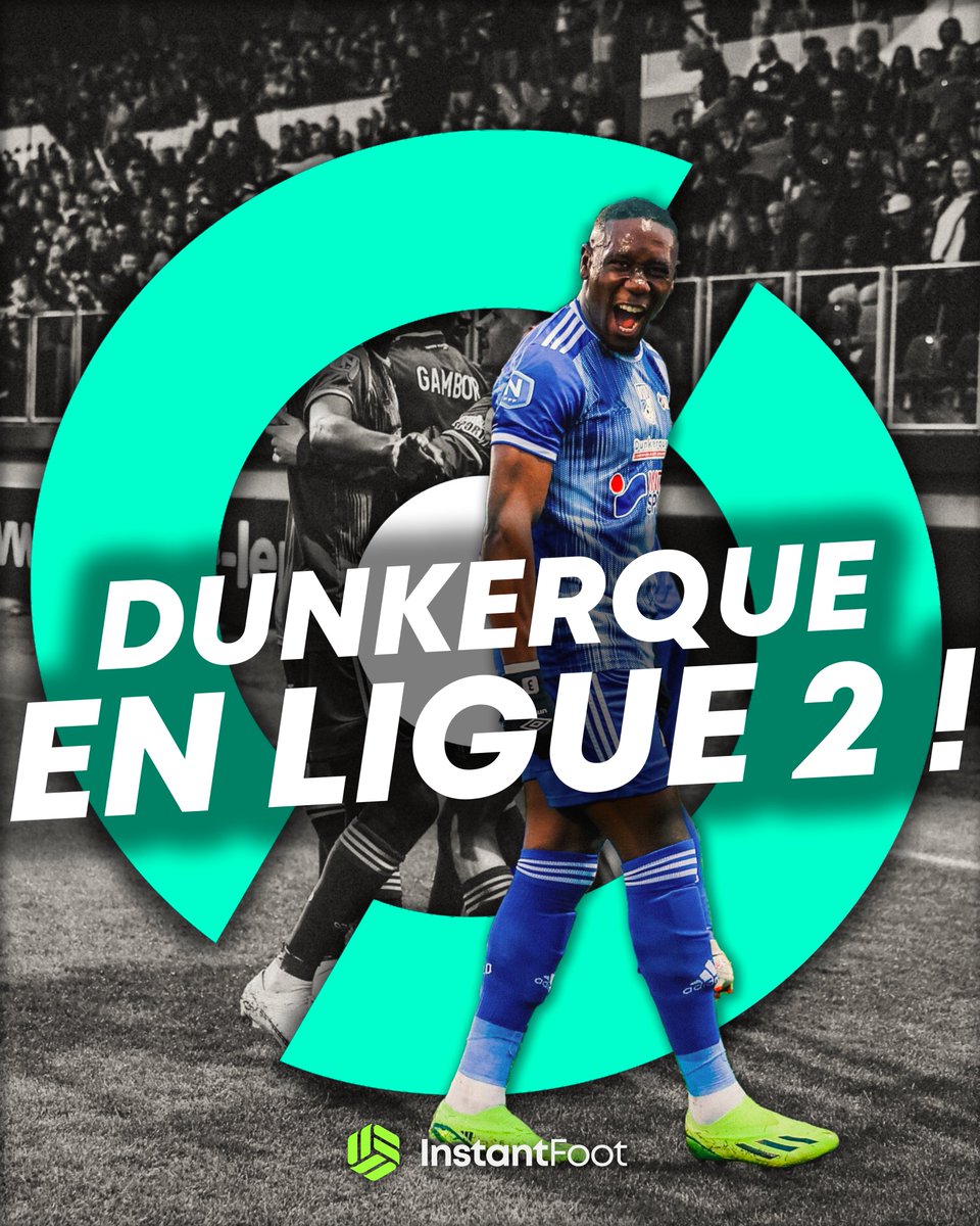 lnstantFoot's tweet photo. 🚨🚨 OFFICIEL ! DUNKERQUE EST DE RETOUR EN LIGUE 2 !! 🚀🇫🇷 https://t.co/9FQ5ee7MCI