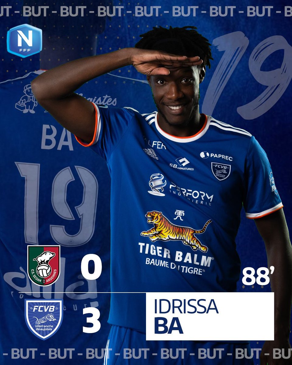 FCVB_officiel's tweet photo. โ๏ธ89โ | #CSSAFCVB 0๏ธโฃ-3๏ธโฃ
Et le 3รจme pour finir en beautรฉ, Idrissa Ba ร la conclusion !!!
QUELLE รQUIPE, MAIS QUELLE รQUIPE ๐๐๐
#TeamFCVB https://t.co/0Kny8SgC3b