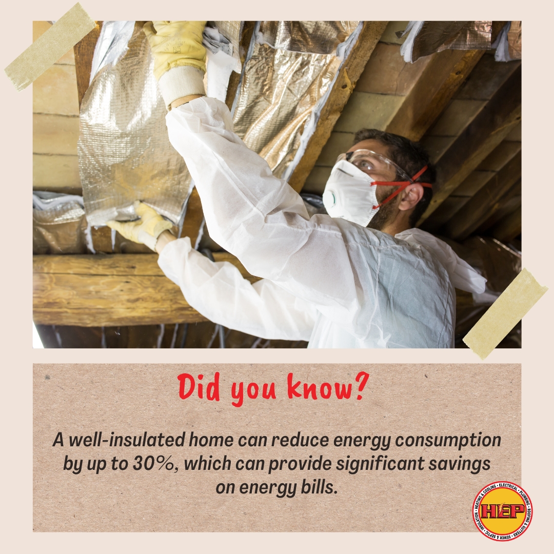 HEPIsOnTheWay's tweet image. Cut energy consumption by 30% with proper insulation and enjoy significant savings on your bills! Call HEP today to learn how we can help! 🏡✨ #InsulationMatters #EnergySavings
