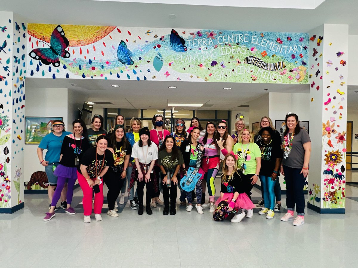 Decades day in the books- way to crush it TC staff!❤️🐯