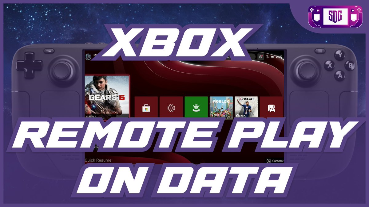 SteamDeckGaming's tweet photo. There's a better way to Remote Play your Xbox on Steam Deck, and it also works on mobile data!
https://t.co/EyEQrYn2Z6
We will have a text guide as well soon, but here is the video guide for now.
#SteamDeck #xboxremoteplay #XboxSeriesX https://t.co/Nug1DBY7uX
