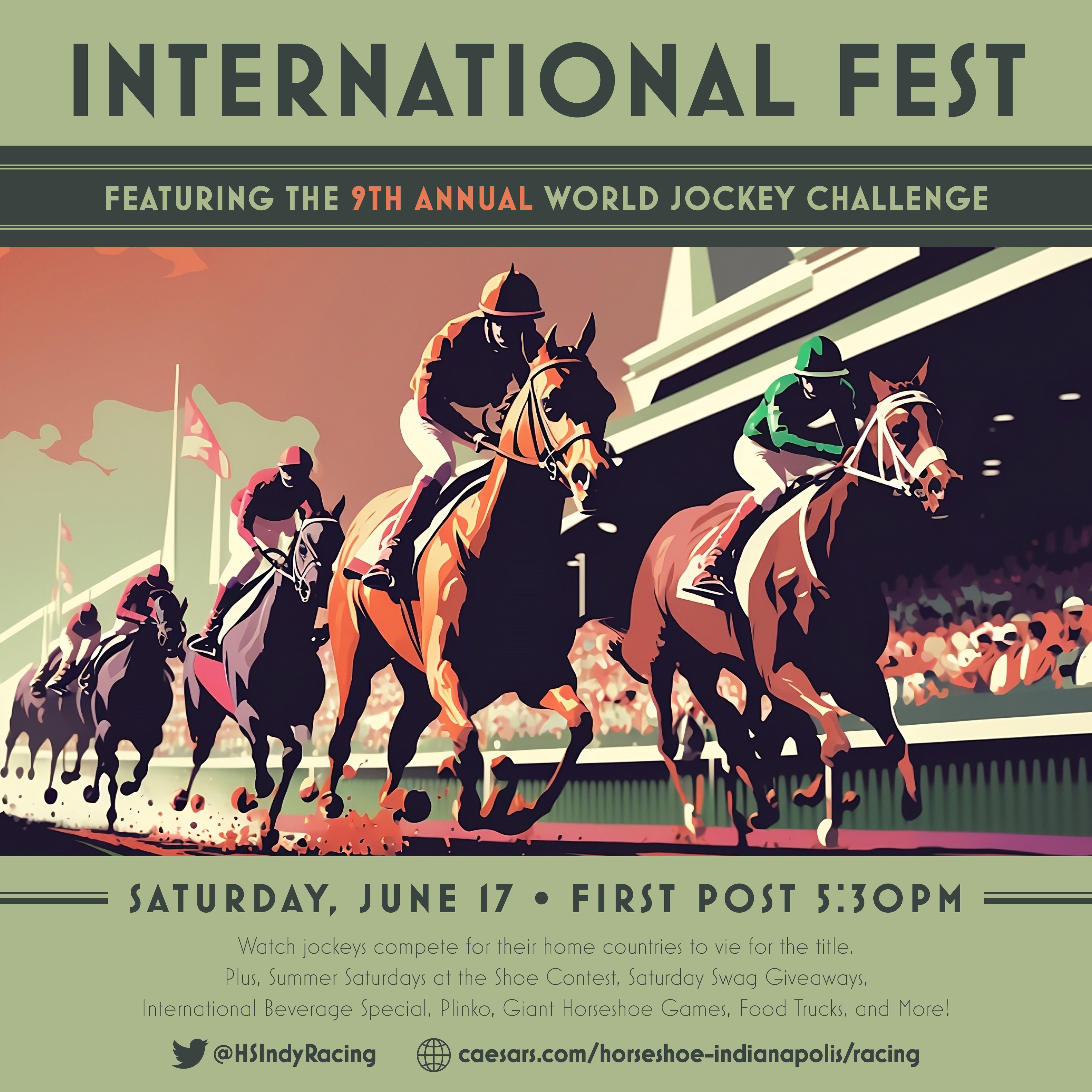 Tweets with replies by Horseshoe Indianapolis (HorseshoeIndy) / Twitter