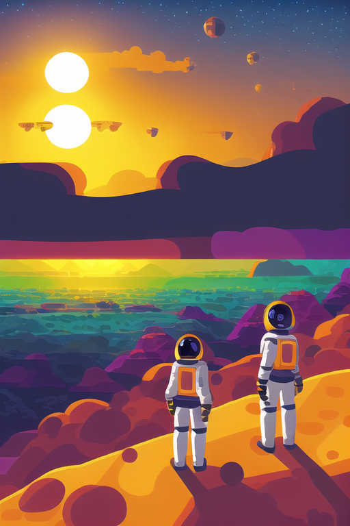 DaftDroid's tweet photo. In Another World #37 v2
#SpaceHorizons #ArtificialIntelligence https://t.co/RQfH9LaJcm