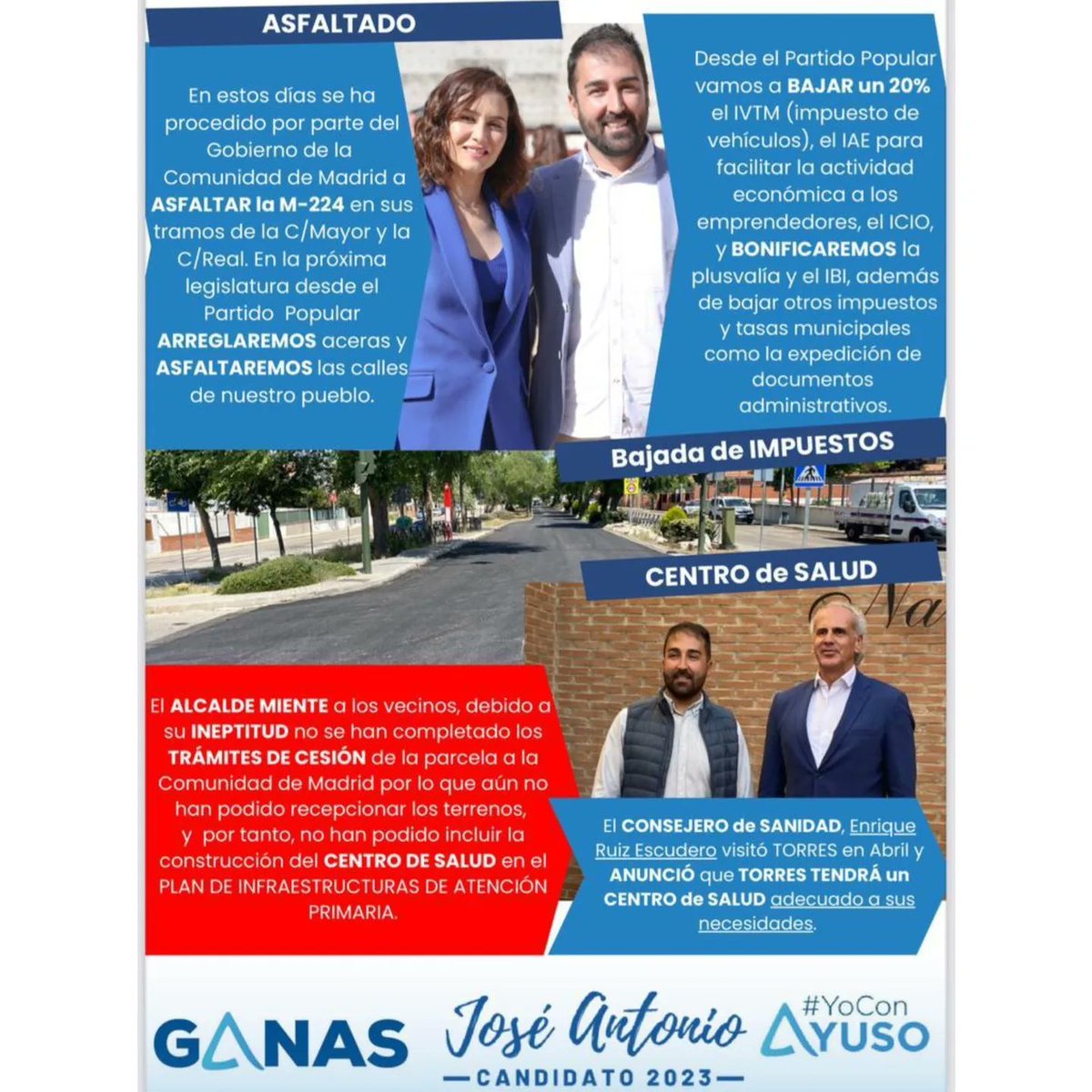 PopularesTorres's tweet photo. 4 años perdidos.

Es el momento de avanzar.

Vota Partido Popular
Vota José Antonio Blanco

@joseteblanco https://t.co/FRIQ6XJLCt