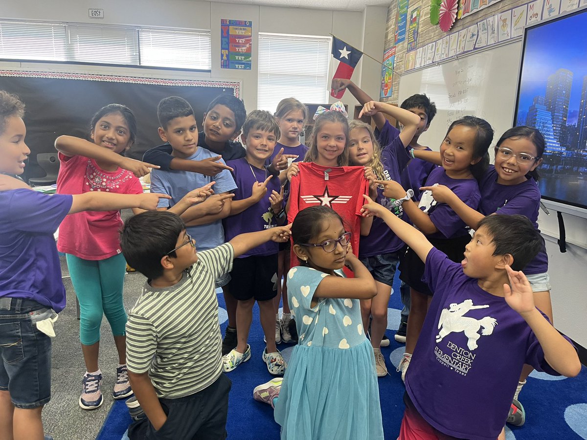 So Very proud of Jocelyn @DCEtrailblazers for being the 2nd Grade <a href="/coppellisdef/">Coppell ISD Education Foundation</a> Superstar. Her classmates are too. Great job. 👍🏻❤️