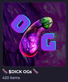 HELDiWanKenHODL's tweet photo. βοΈ420 #NFTs have been minted for OG $DICK holders β
If you're already a #DICKHolder... stay tuned π
π $DICK: 0.0.781589
π₯ #DICKOGs: 0.0.2925234
#HBARNFTs #DICKCoin #OG #MultiFileNFT @AltlantisApp @HederaHELD @aiartofficial @NFmattyT @GoodTripApes @GoodTripPunks #NFA #DYOR https://t.co/XWc7wtfTZC