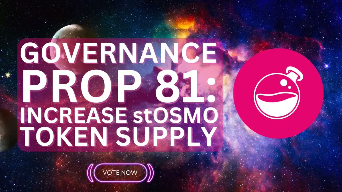 We've seen how popular liquid staking tokens have become in the #Umee market, and have heard your requests for increased supply.

🚀 Let us know if you would like to see the amount of available $stOSMO tokens be increased.

🗳️ Cast you vote here 👇 
mintscan.io/umee/proposals…