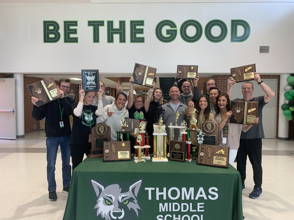 Our Wolf Pack is strong.  A lot of champions this school year.  Appropriate for the year of Jordan ‘23.   Credit to the commitment of our athletes and leadership of our coaches.  #PackMentality #HowlTogether