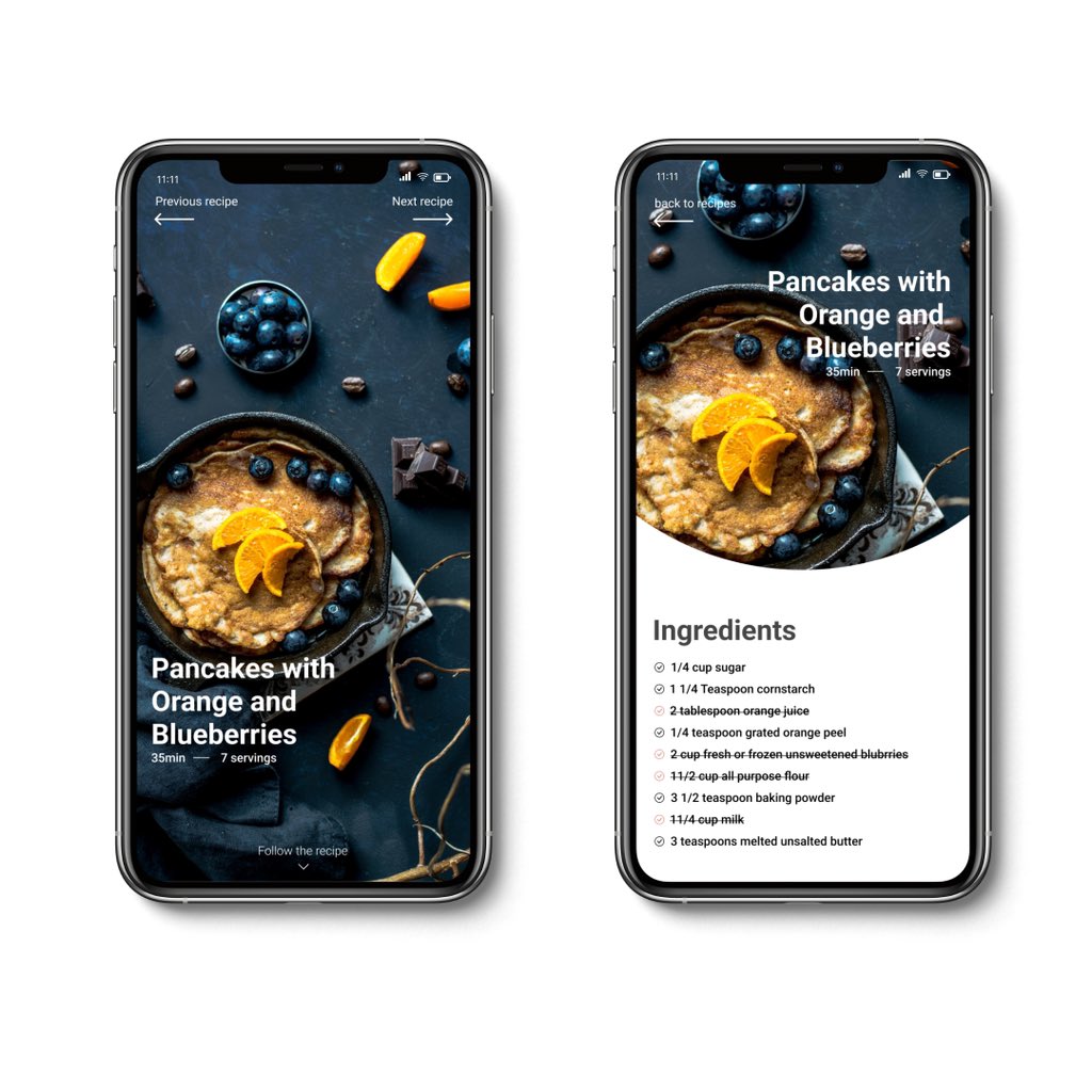 Rockybaduor_'s tweet photo. Recipe UI App Design in Figma 🤞🏾

#ui #uidesign #uiux #uxuidesigners #uiuxdesigner #uiinspiration #uxuidesigns #uxuidesigns #uidaily #uidailyworks #uidailyinspiration #uidailytips #uidailydesign #figma #figmadesign #figmatips #recipe #foodrecipes #recipedesign #design https://t.co/vIfITGgrBk