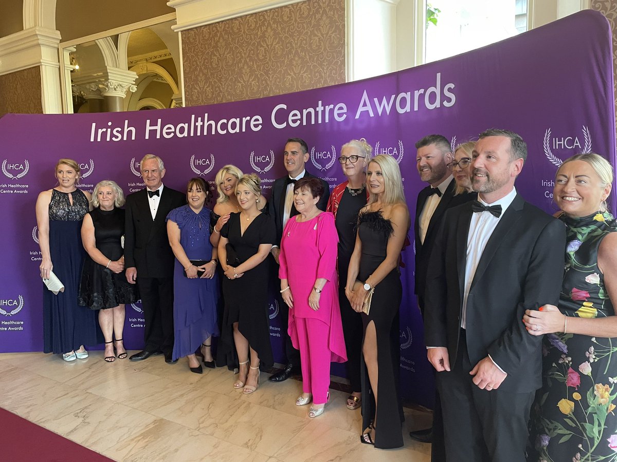 Delighted to be at the #IHCA where Rehab is nominated for nine awards..