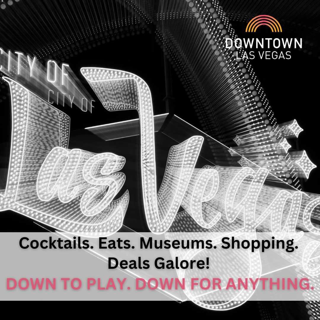 ✨ Cocktails, eats, museums, shopping and more - We have deals for you! Head to bit.ly/3KHmcgl for offers from several participating businesses throughout #DTLV. #DownToPlayDTLV