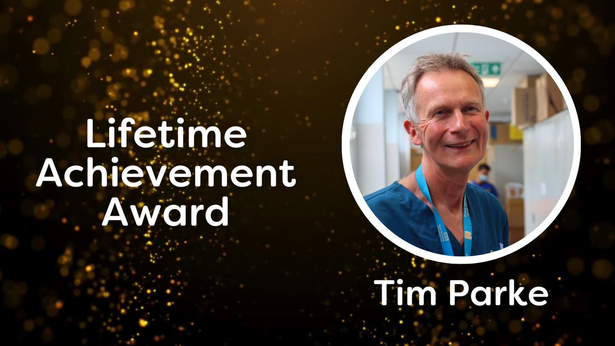 We’re honoured to be presenting not one, but two Lifetime Achievement Awards at this year’s 2023 CARE Awards. Our first winner is… Dr Tim Parke, ICU Consultant! #RBFTCARE