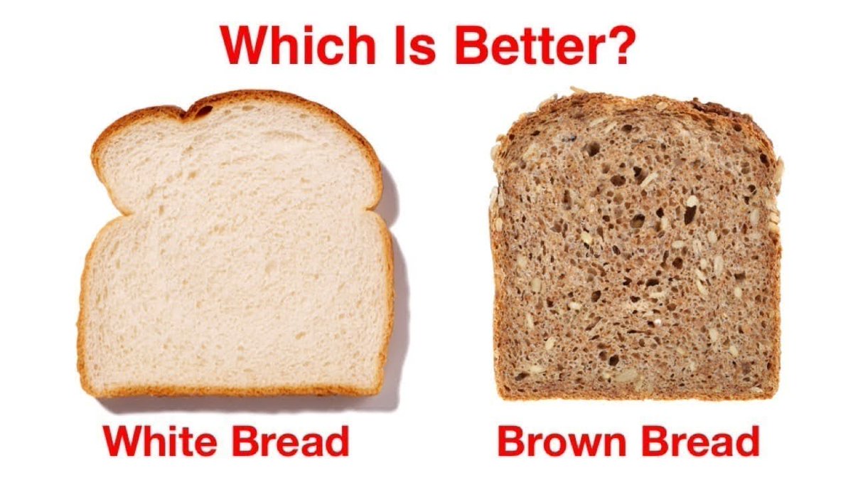robertlufkinmd's tweet photo. I used to eat whole grain wheat bread 
because I thought 
it was a healthy alternative 
to white bread.

I don’t anymore. https://t.co/S1wwf4WuC6