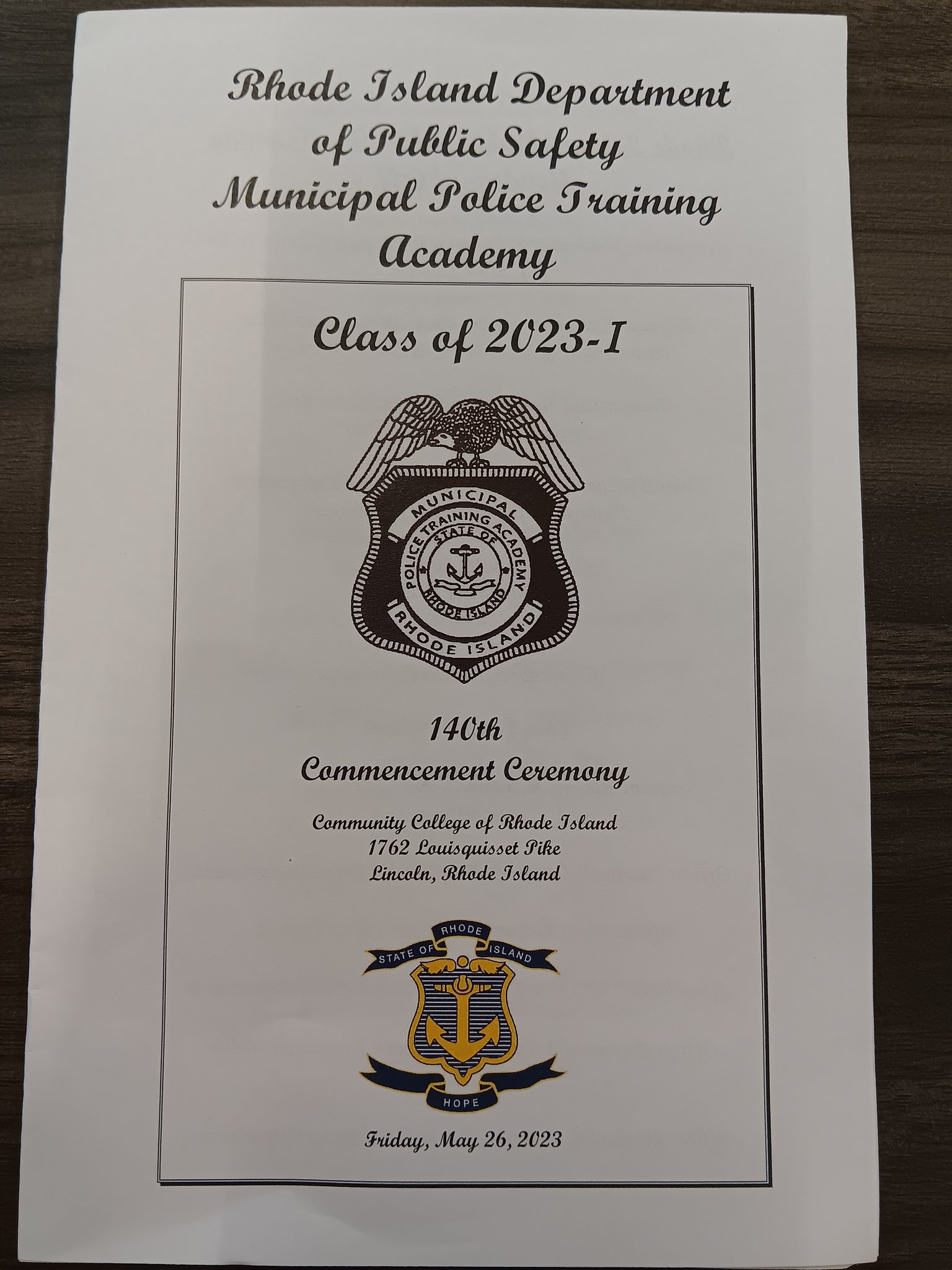 Cumberland RI Police on Twitter "Congratulations 20231! We would like