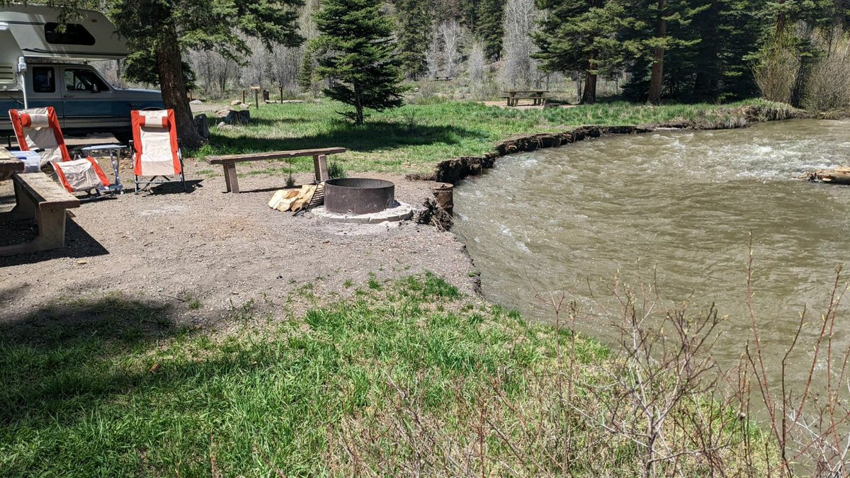 #Alert - Soap Creek Campground, located on the Gunnison Ranger District is experiencing areas of the campground threatened by rising water. The concessionaire will be taking safety precautions and closing any site in danger of flooding.

#springconditions #GMUG