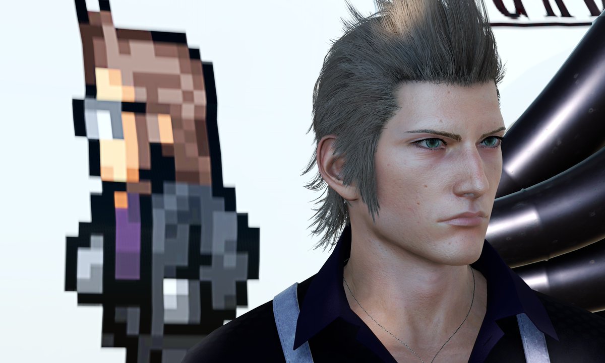Can you tell the difference? 🤣🤣🤣

#FFXV #FF15 #FinalFantasyXV #FFXVWindowsEdition #Ignis #IgnisScientia #PixelIgnis