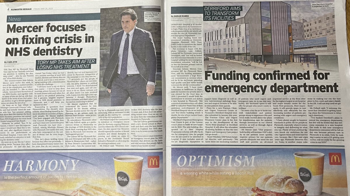 Finally sat down with today’s Plymouth Herald.. 

Vote for people who get stuff done.