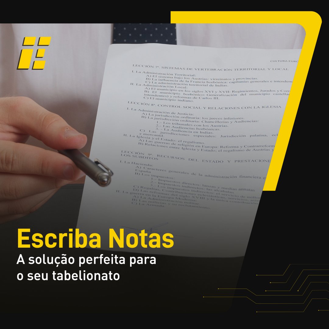 escribainf's tweet image. 📣 O Escriba Notas automatiza a lavratura de atos públicos e torna o processo simples e seguro. Com ele, você tem controle total. Além disso, te auxilia na tomada de decisões, na organização financeira e na segurança da informação.

#escriba #escribanotas #sistemas #tecnologia