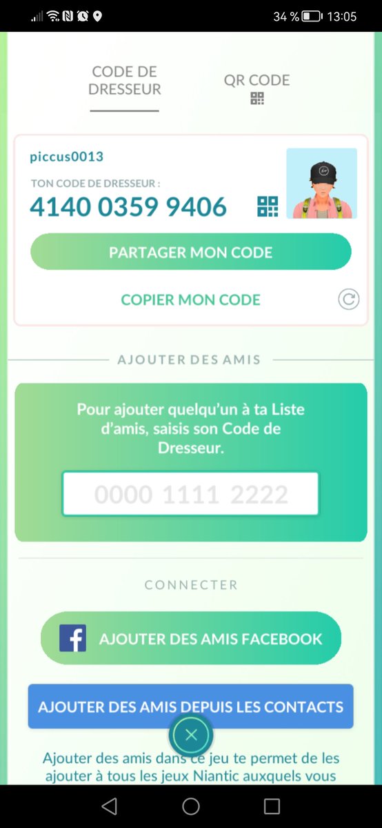 My code for 4 hearts friendschip. Thanks
#pokemongofriendcode 
#PokemonGoFriendsCodes 
#PokemonGoFriends 
#PokemonGOfriend 
#PokemonGOApp