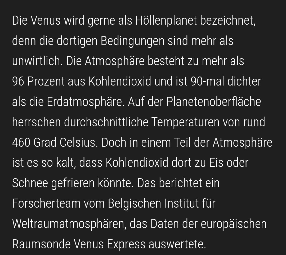 Kohlendioxid -> Treibhauseffekt.

Aber hey, was weiss schon ein Meteorologe, Ozeanograph und  Klimaforscher wie #Latif , wenn uns  auch ein Dipl. Ing. Mechatroniker ( ehem. AfD ) erleuchten kann 🤡

#Lanz