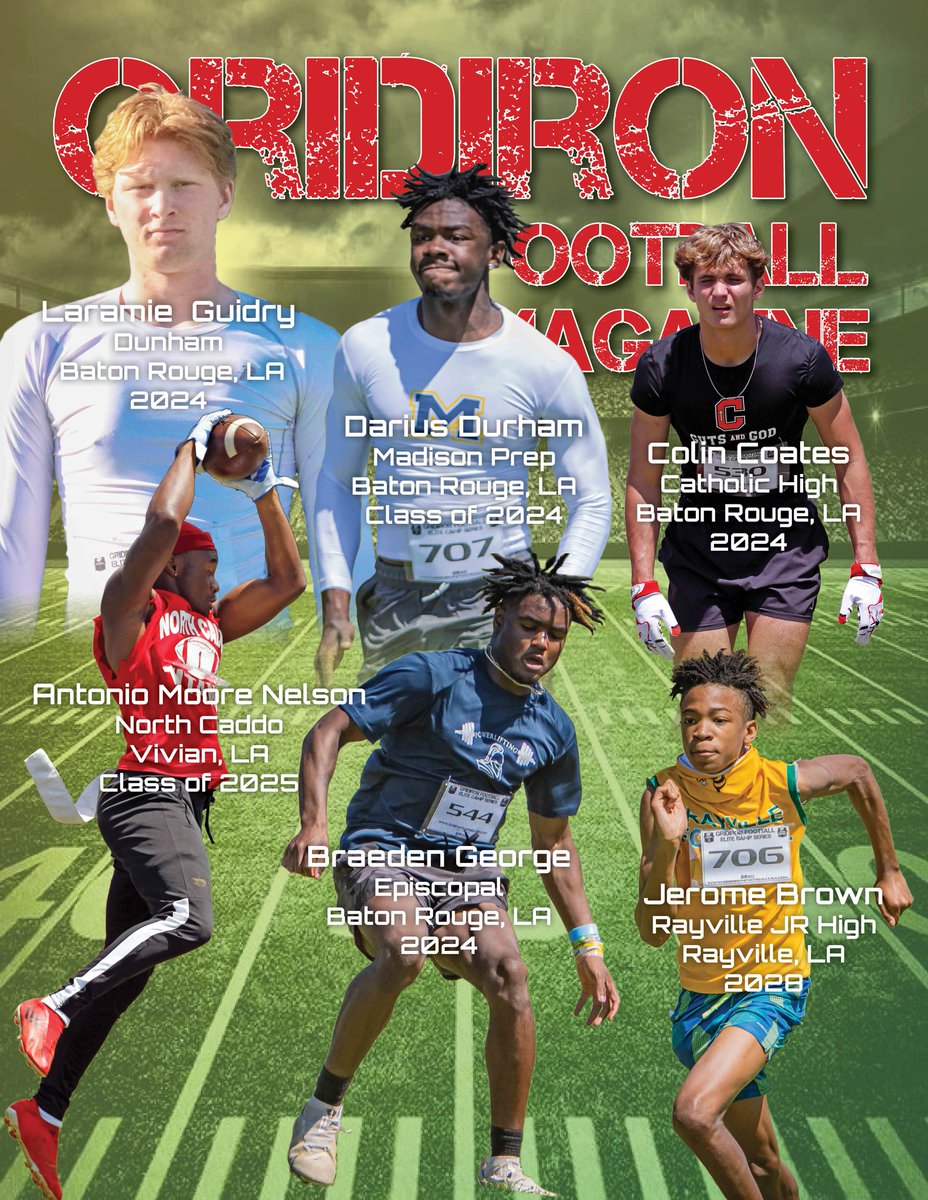 Camp Day is tomorrow @NorthshorePant1! If you want to be featured in our magazine just like the one below, then come and register for our camp at the link below before pre-registration closes!

Register: form.jotform.com/231285100334140

Rayville Camp Mag: gridironfootballusa.com/rayville-camp-…