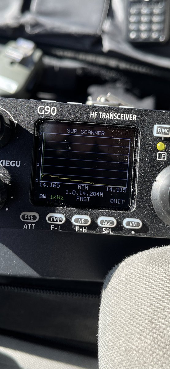 20M Hamstick good right out of the box, didn’t even have to tune it!