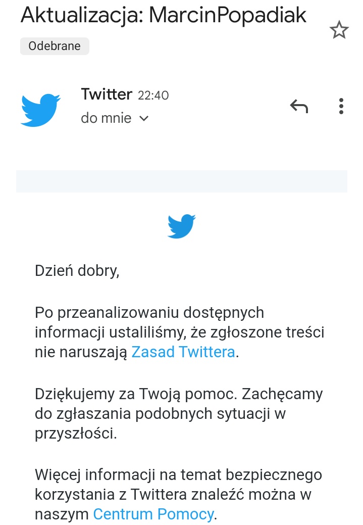 Karolina Baca Pogorzelska On Twitter Fajnie Facet Mi Grozi Niemal