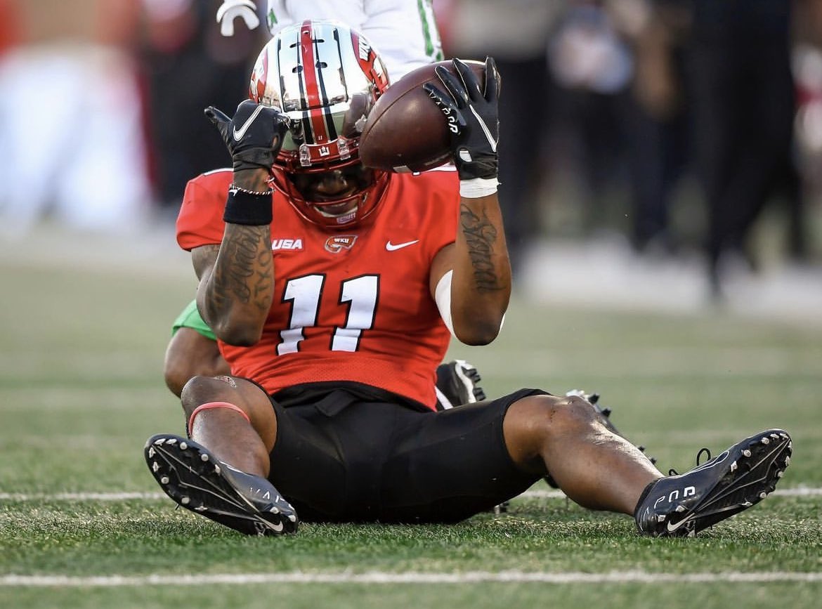 Extremely blessed to say I have received an offer from Western Kentucky University!! Thank you for believing in me!! #GoTops @Jamar51Chaney @MDFootball @CoachTroop3 @GregBiggins @BrandonHuffman @adamgorney @ChadSimmons_ @MrGriffin22