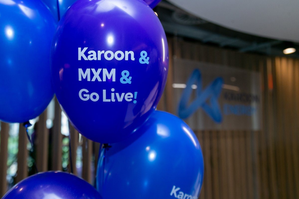 MXMSistemas's tweet photo. No início de maio aconteceu o GoLive do ERP da MXM na Karoon! 🚀💼✨ https://t.co/25FVL6VuVE